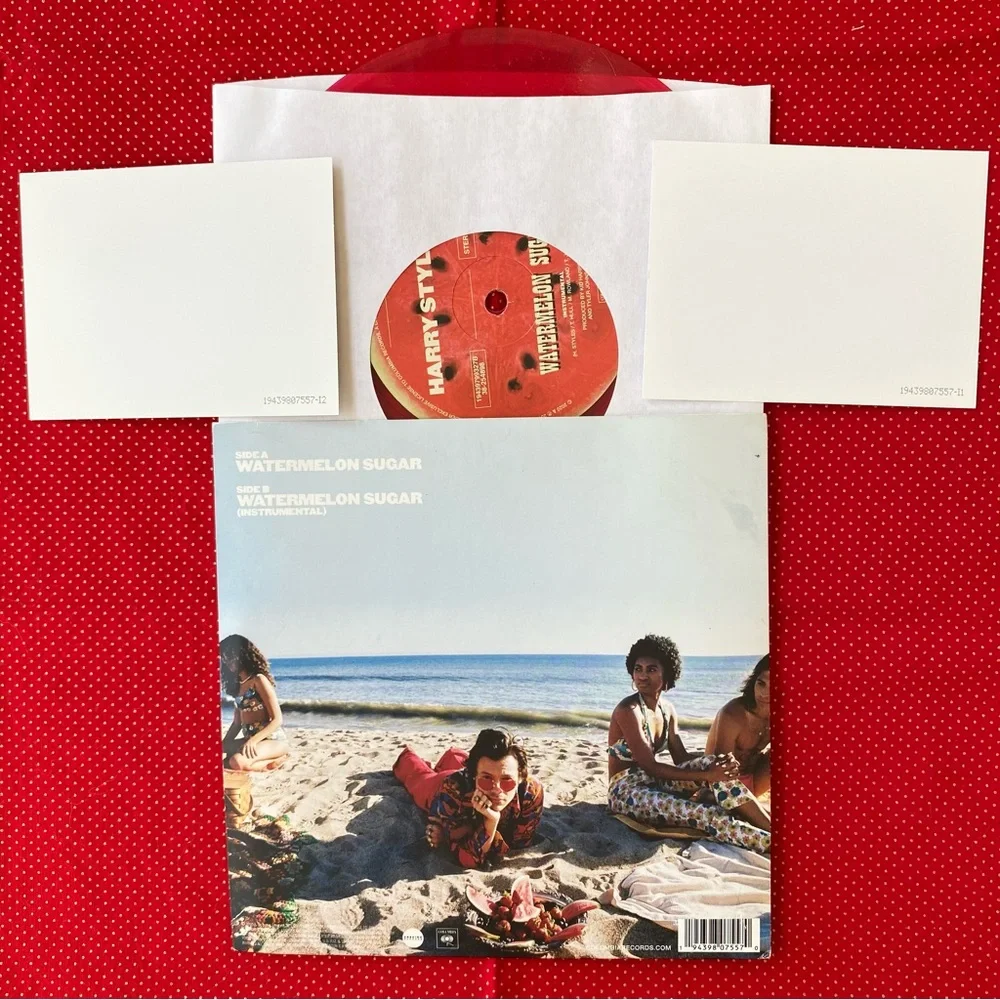 HARRY STYLES Watermelon
Sugar. 7" Vinyl Single. Red Limited Edition
RARE - Picture 10 of 13